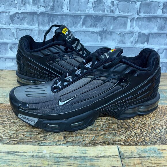 靴 Nike Air Max Plus 3 \"Black/Wolf Grey\" Nike Air Max Plus 3 III Black/Wolf Grey 2023 Retro All NEW | eBay